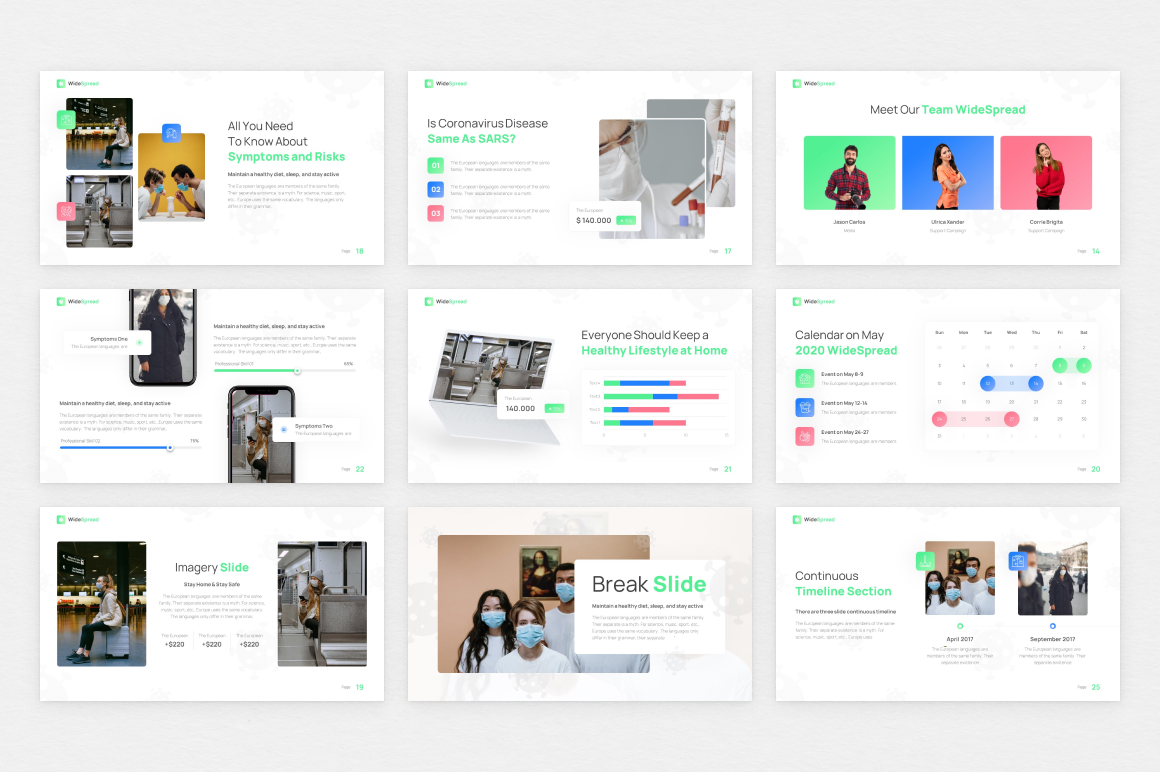Widespread Health PowerPoint Template