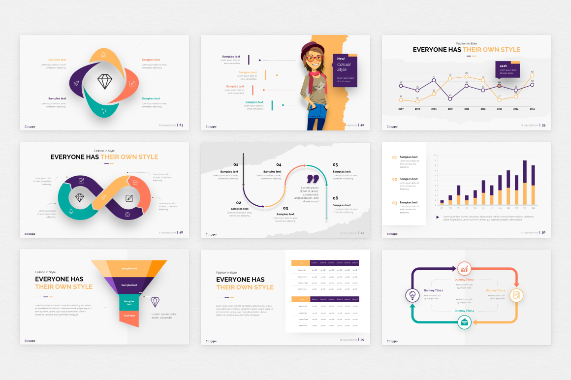 Strappo Fashion Powerpoint Template