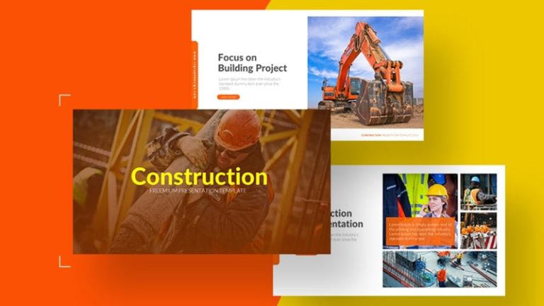 Construction Architecture PowerPoint Template