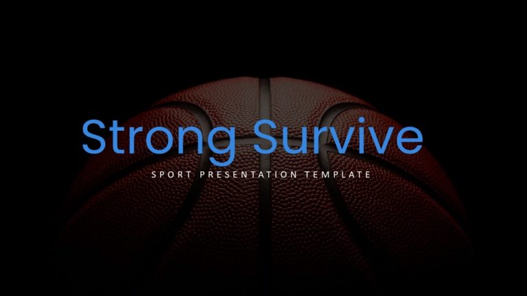 Free Basketball Sports PowerPoint Template