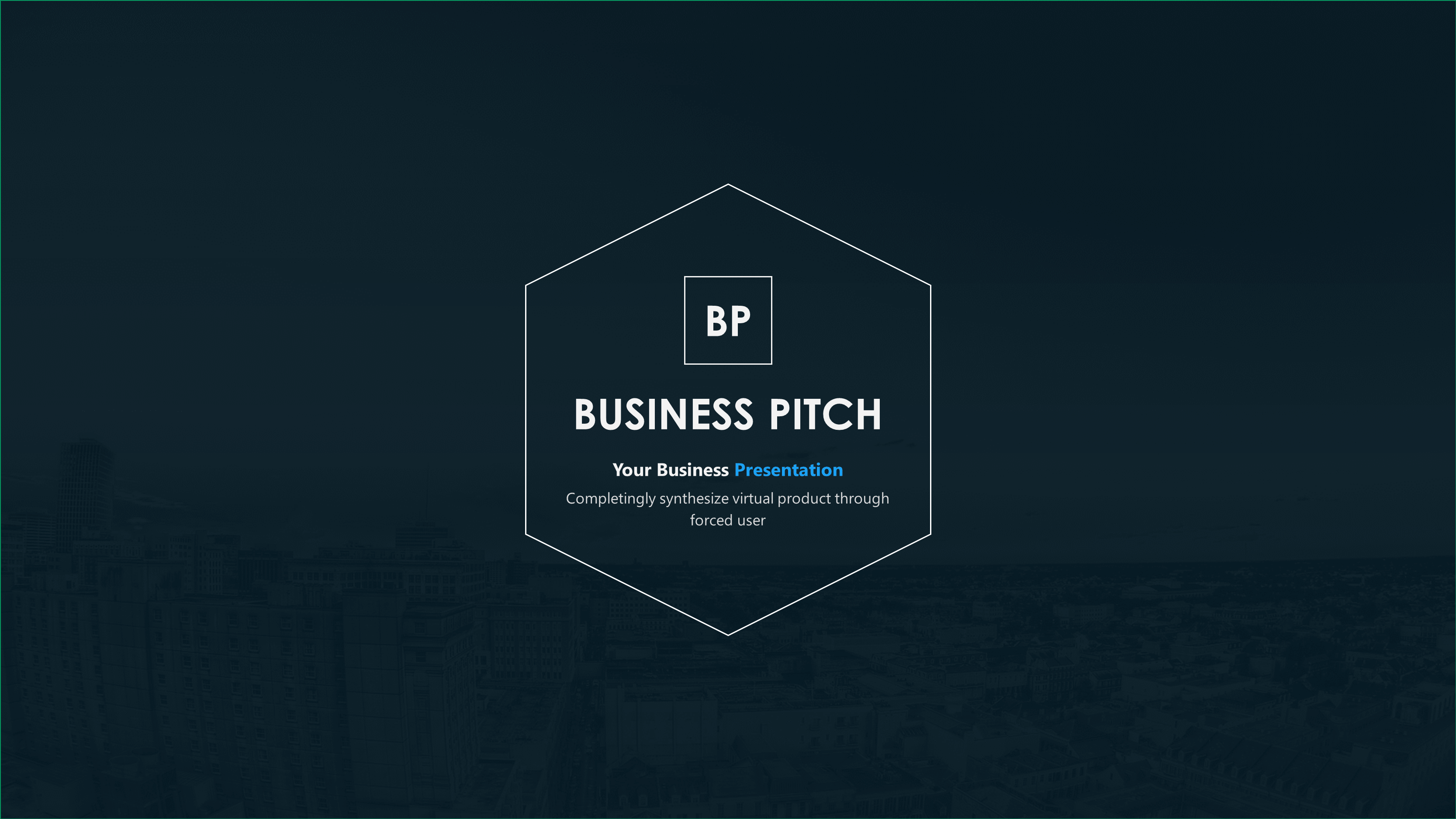 Free Business Pitch PowerPoint Template