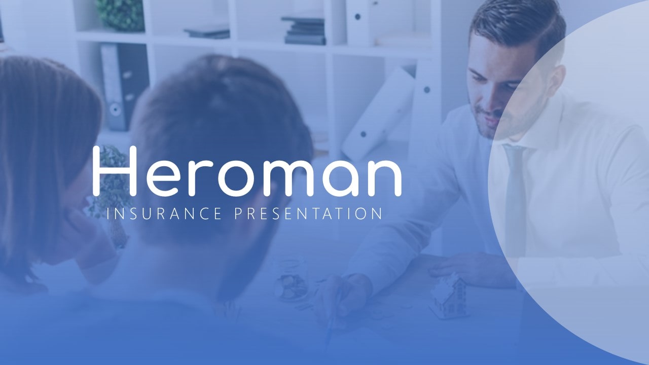 Free Heroman Insurance PowerPoint Template