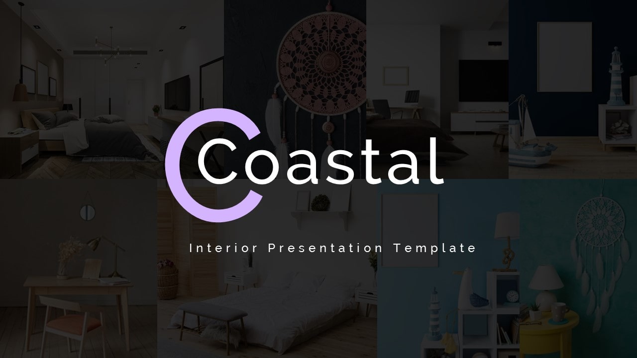 Free Coastal Interior PowerPoint Template
