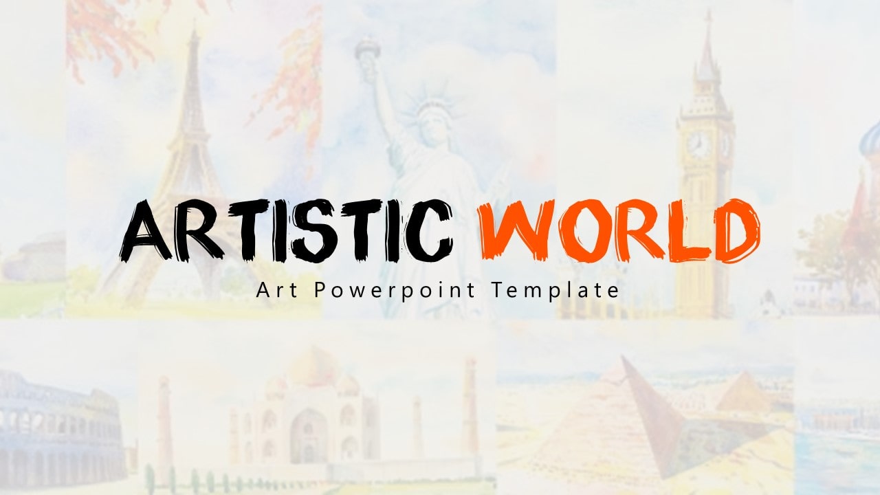 Free Art Gallery PowerPoint Template