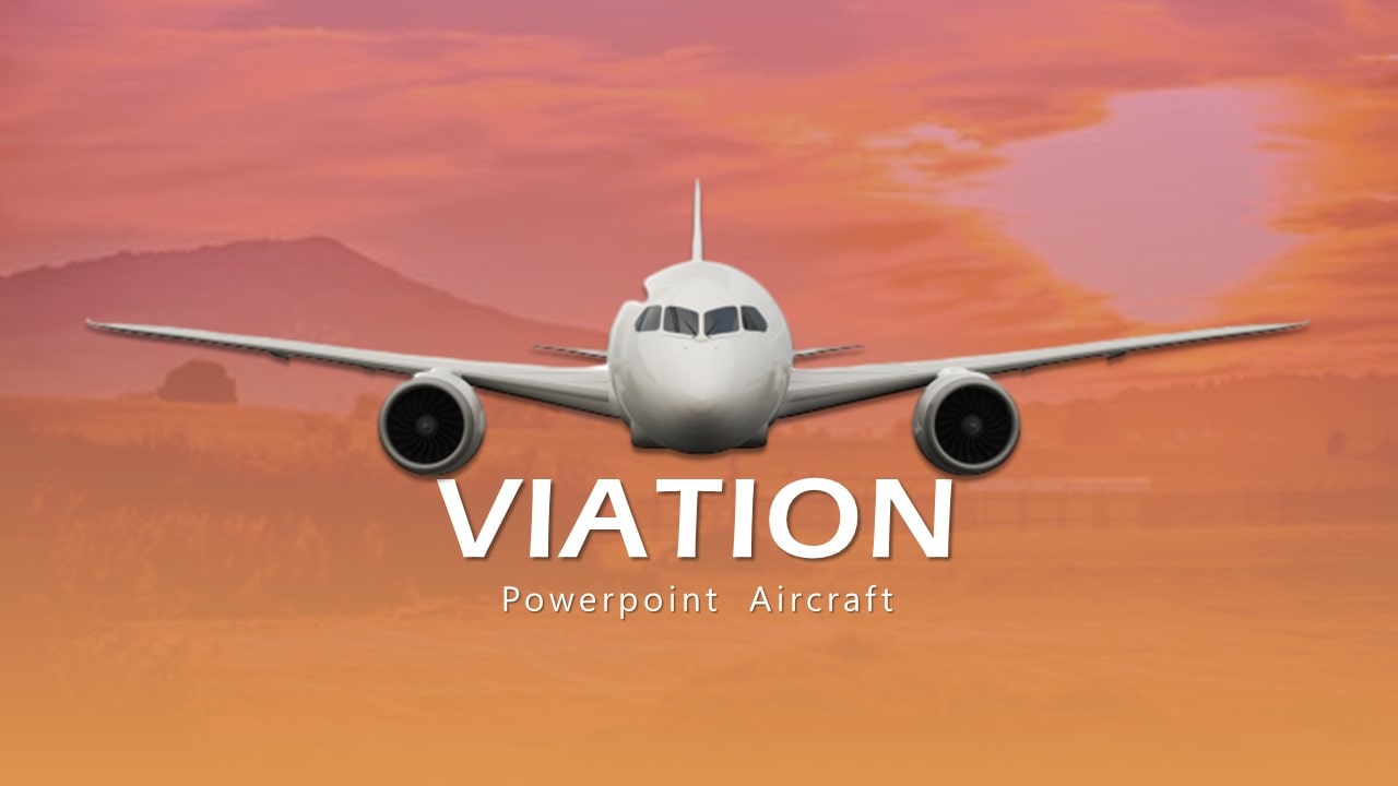 Free Viation Business PowerPoint Template