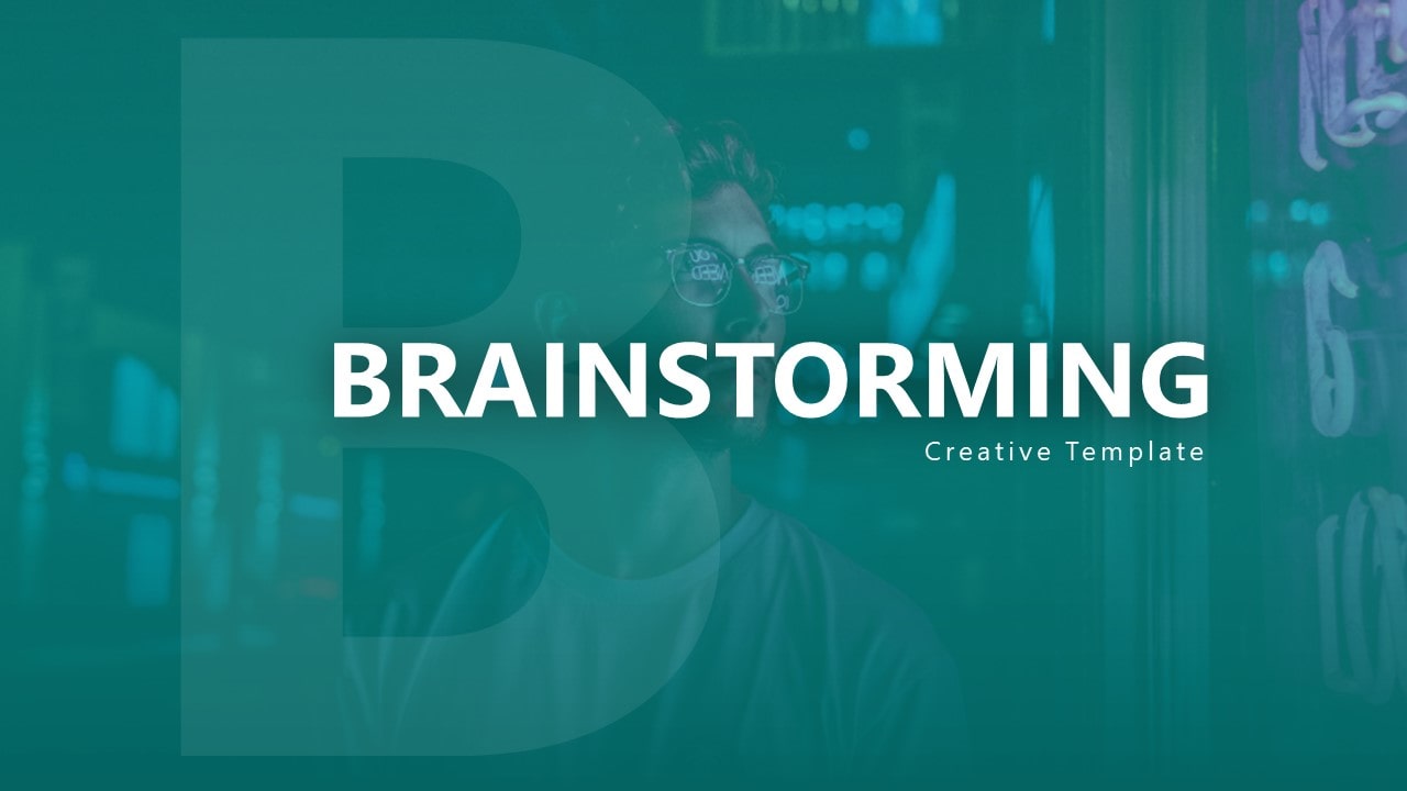Free Brainstorming Business PowerPoint Template
