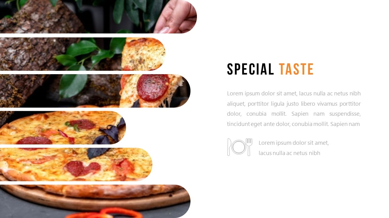 Free Pizzaria Food PowerPoint Template