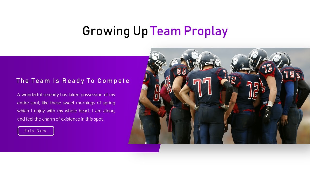 Free Proplay Sport PowerPoint Template