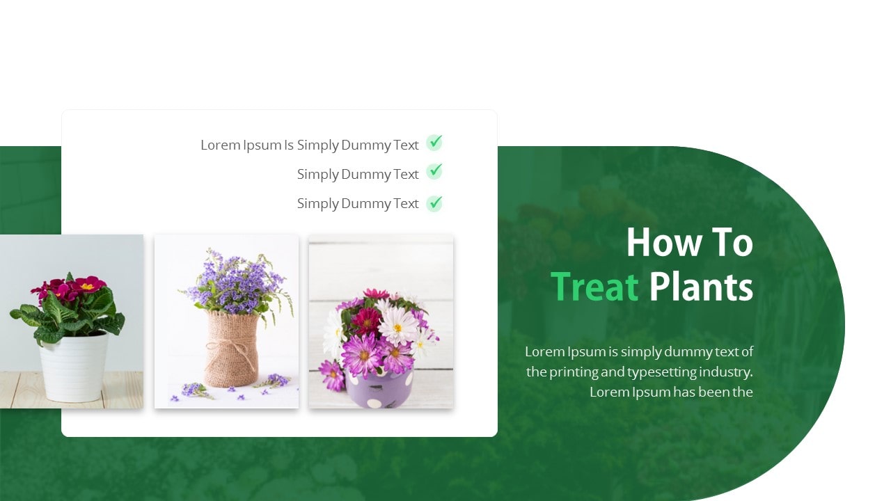 Free Fresh Nature PowerPoint Template
