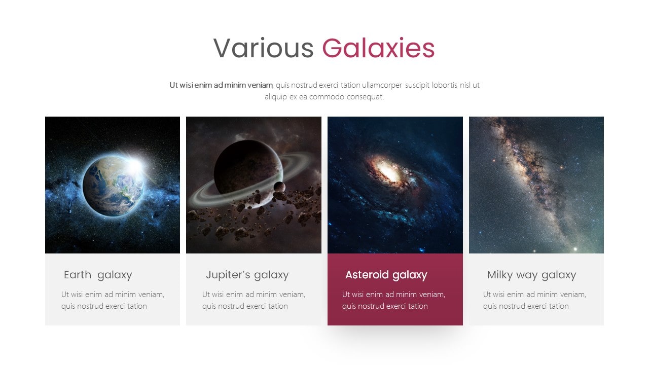 Galaxy Space PowerPoint Template