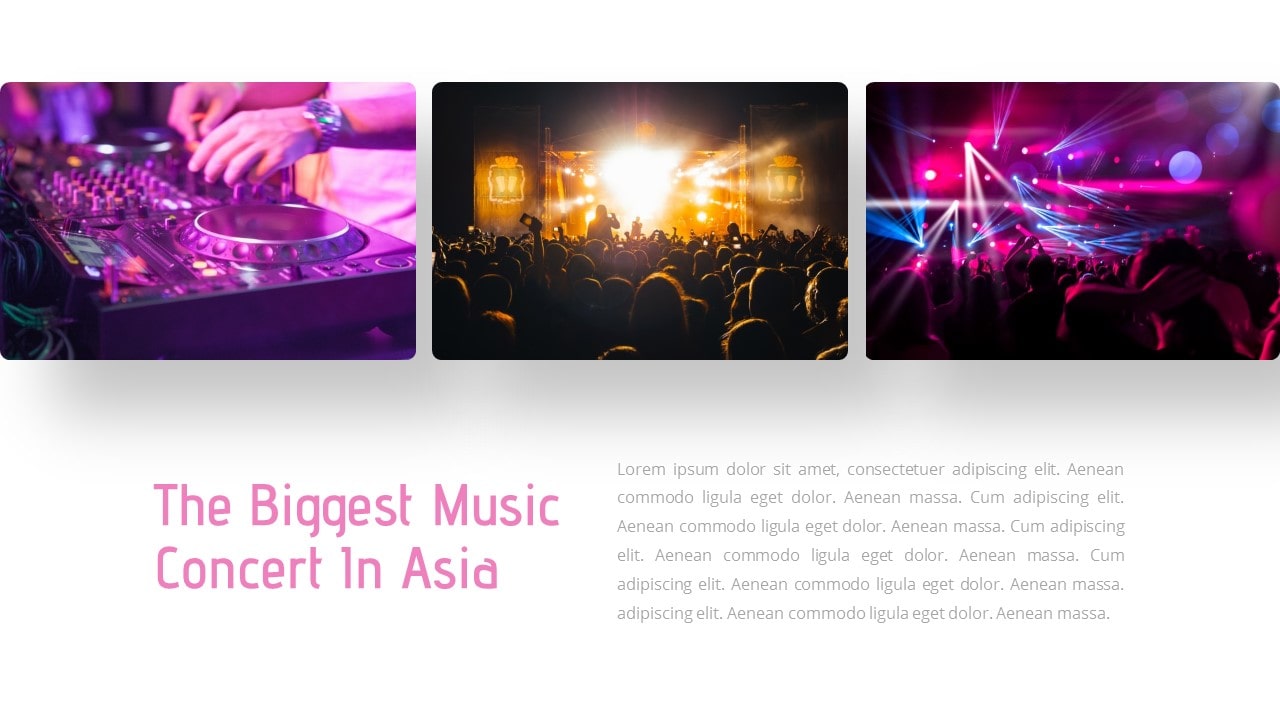 Free Glowsfest Music PowerPoint Template