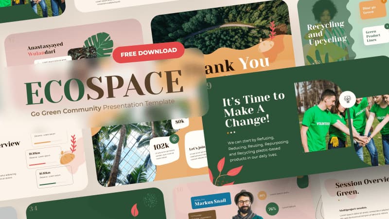 Ecospace Nature Powerpoint Template