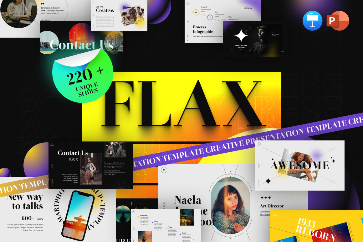Flax Multipurpose PowerPoint Template