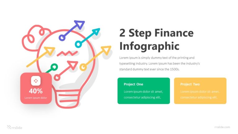 2 Step Finance Infographic Template