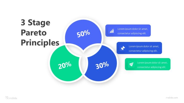 3 Stage Pareto Principles Infographic Template