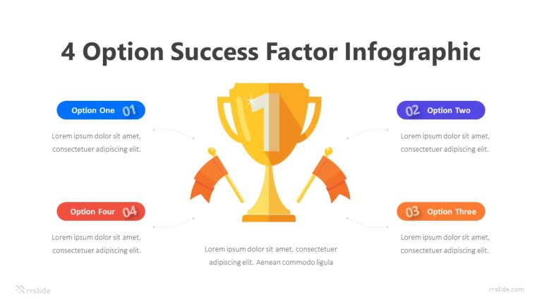 4 Option Success Factor Infographic Template