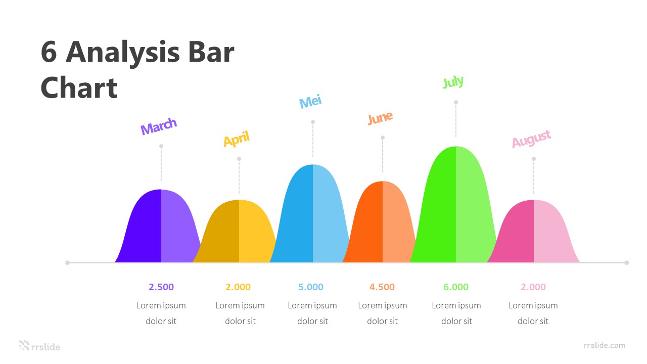 6 Analysis Bar Chart Infographic Template