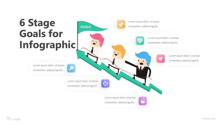 6 Stage Goals For Infographic Template