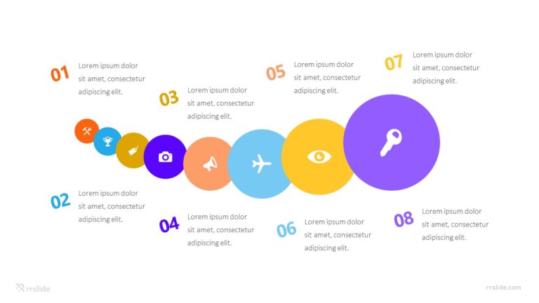 8 Stage Circle Creative Infographic Template