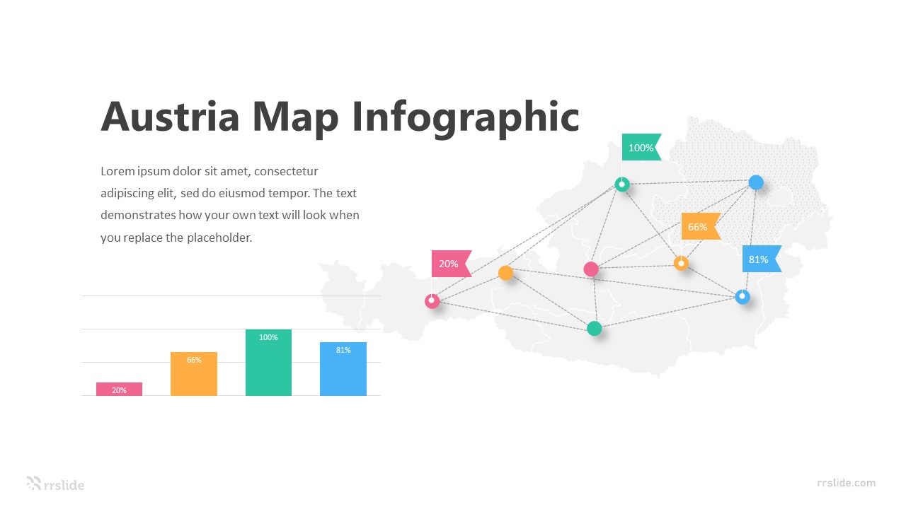 Austria Map Infographic Template