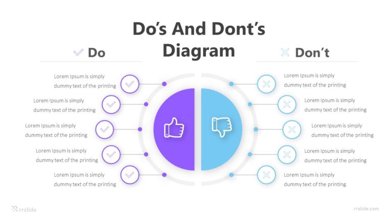2 Do’s And Dont’s Diagram Infographic Template