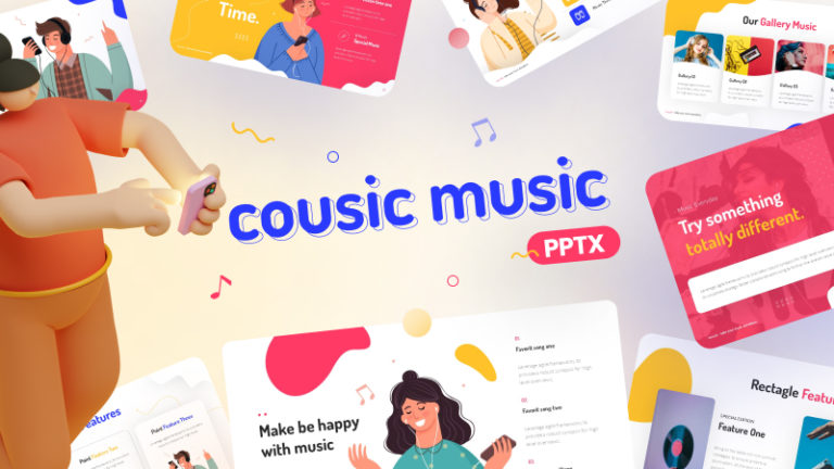 Cousic Music Event PowerPoint Template
