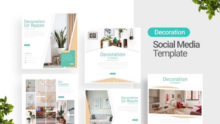 Decoration Room Social Media Template