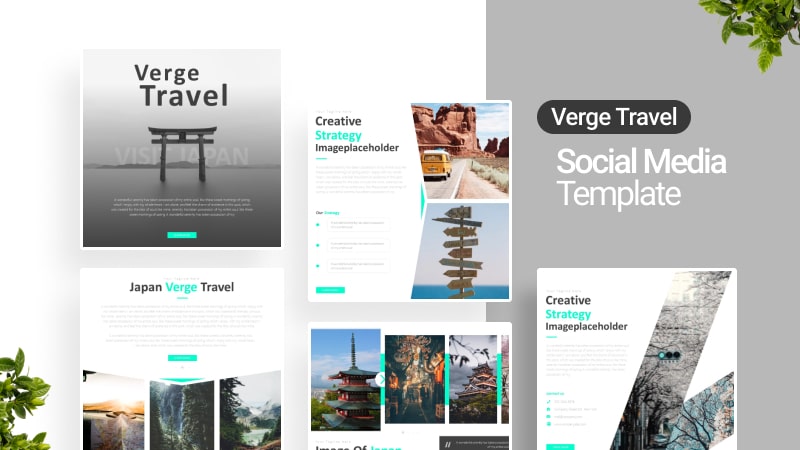Verge Travel Social Media Template
