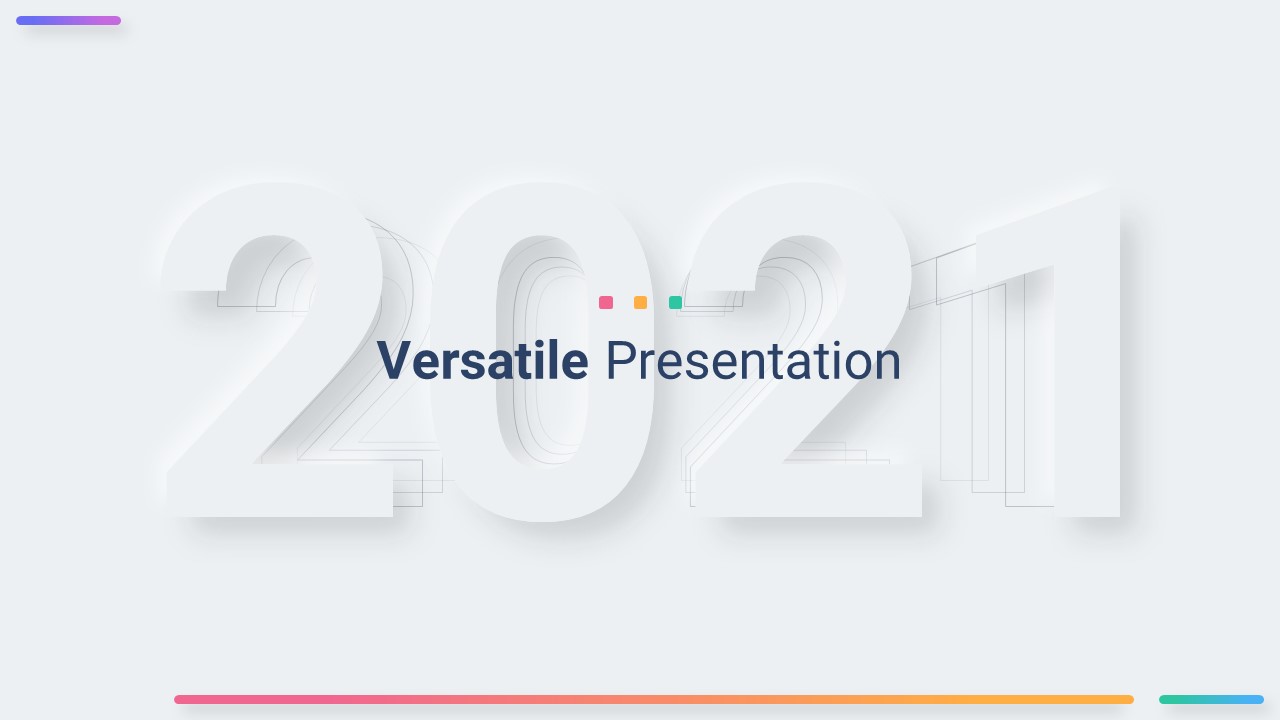 2021 Neumorphic Premium PowerPoint Template