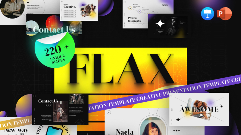 Flax Multipurpose PowerPoint Template