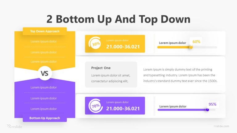 2 Bottom Up And Top-Down Infographic Template