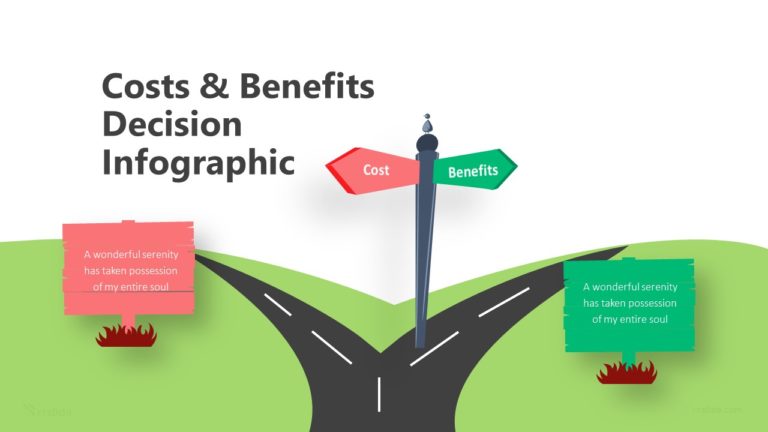 2 Costs & Benefits Decision Infographic Template