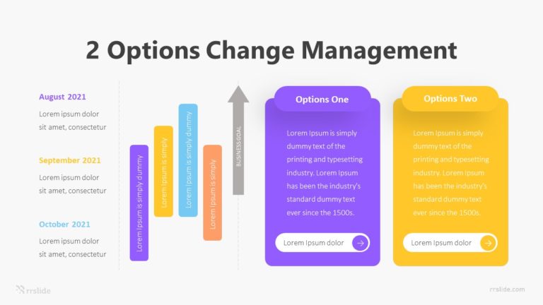 2 Options Change Management Infographic Template