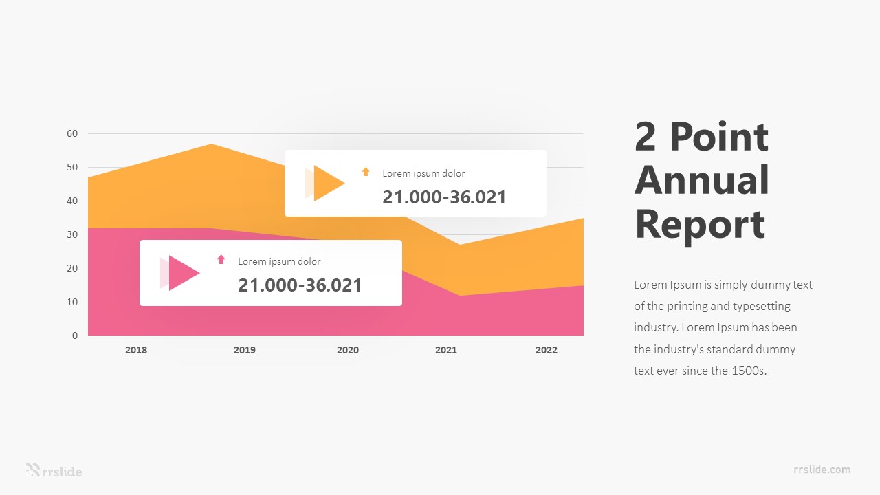 annual report infographic template