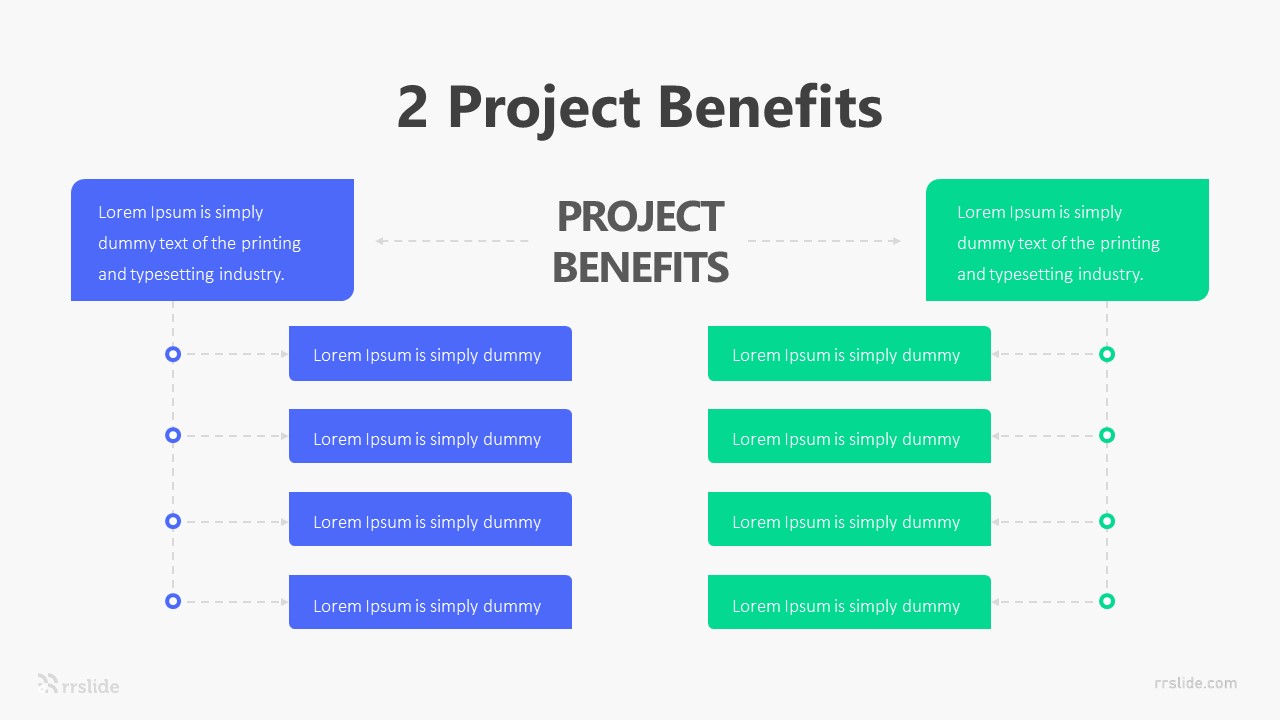 2 Project Benefit Infographic Template