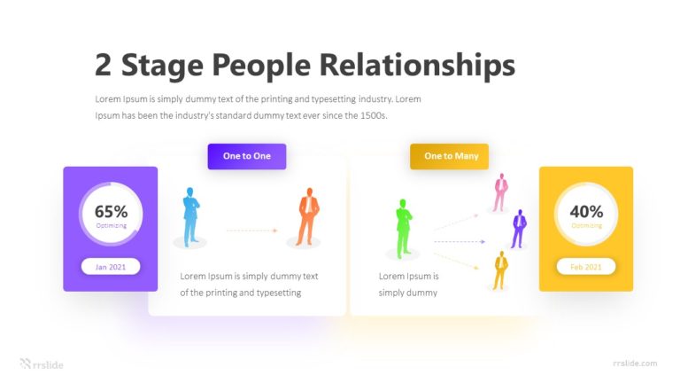 2 Stage People Relationships Infographic Template