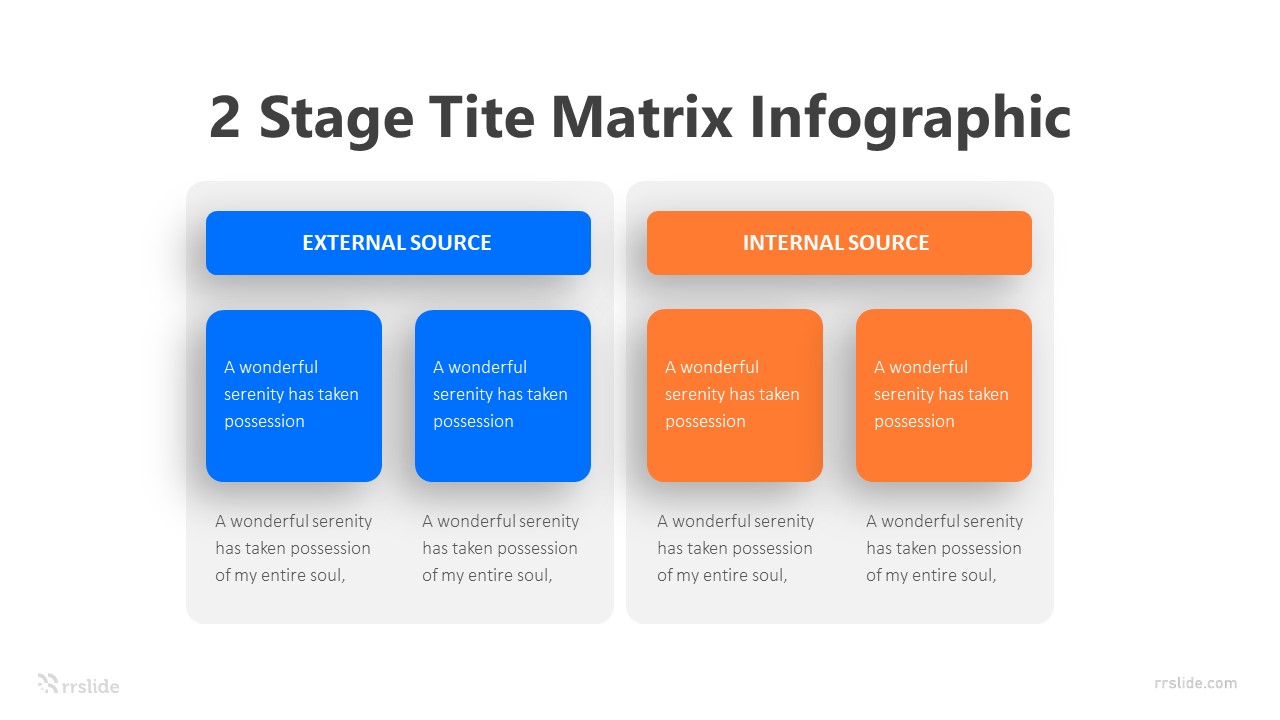 2 Stage Tite Matrix Infographic Template