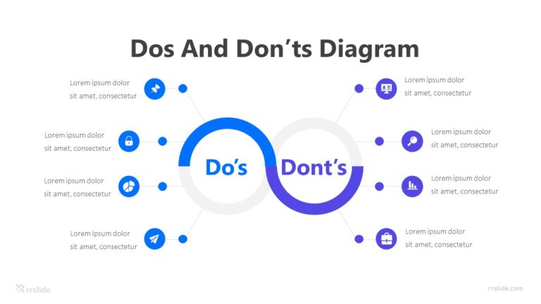 2 Step Dos And Don'ts Diagram Infographic Template
