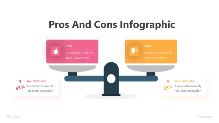2 Step Pros And Cons Infographic Template