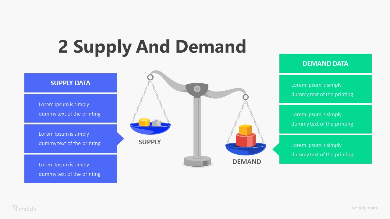 2 Supply And Demand Infographic Template