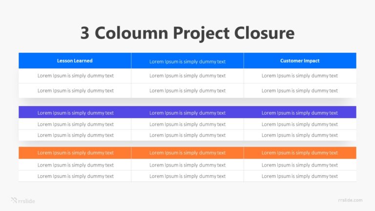 Project Closure Infographic Template