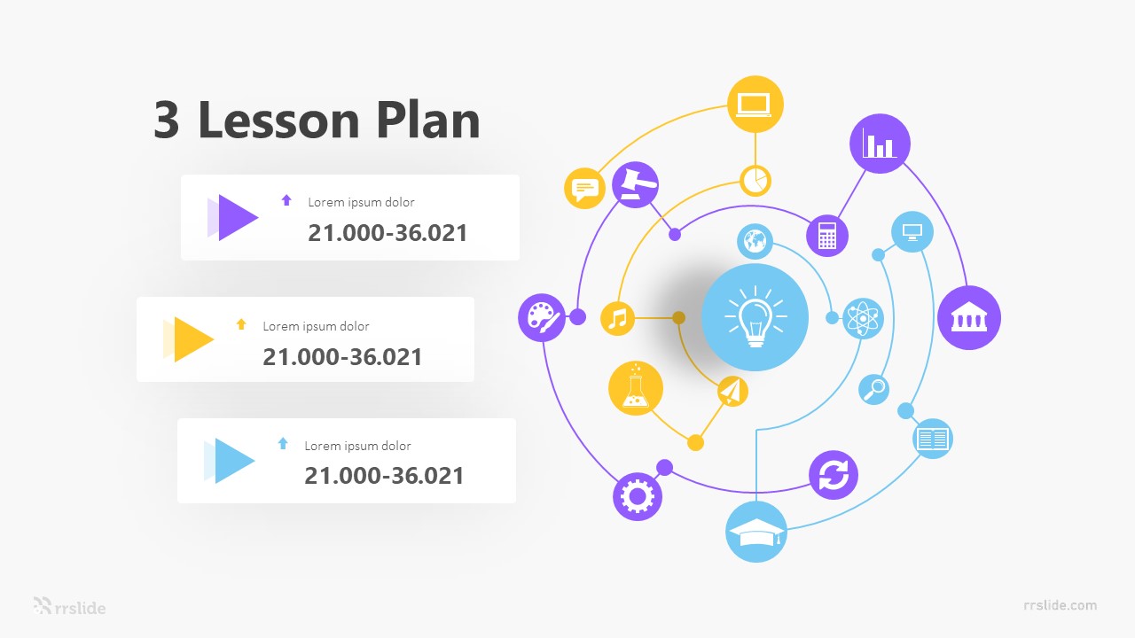 3 Lesson Plan Infographic Template