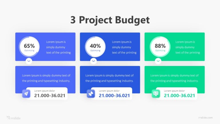 3 Project Budget Infographic Template