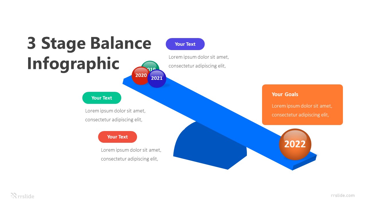 3 Stage Balance Infographic Template