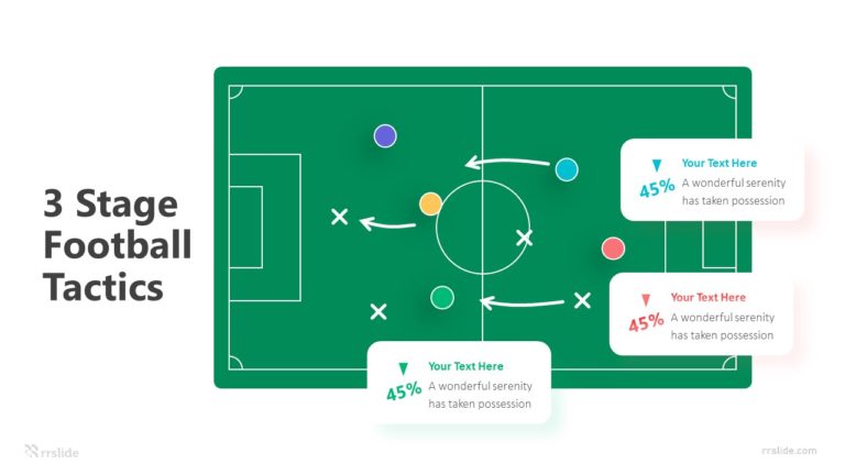 3 Stage Football Tactics Infographic Template