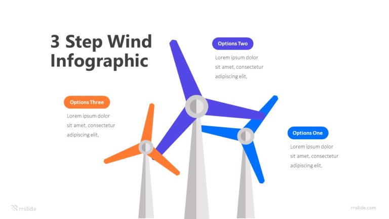 3 Windmill Infographic Template