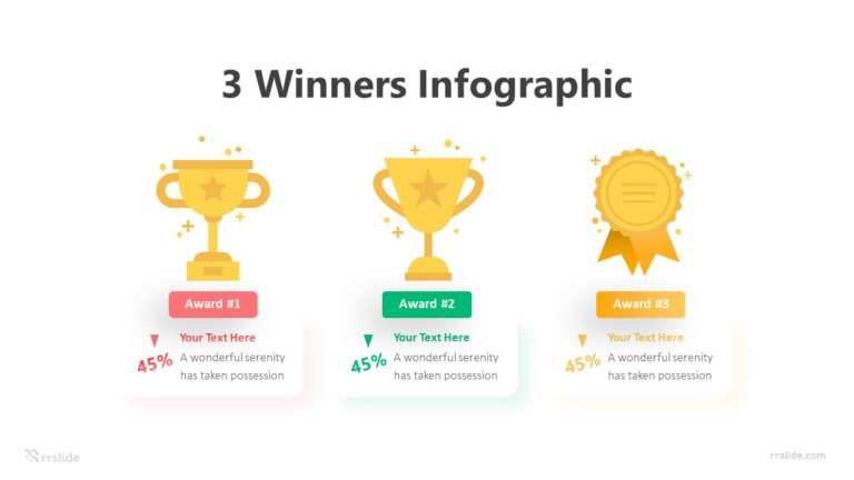 3 Winners Infographic Template