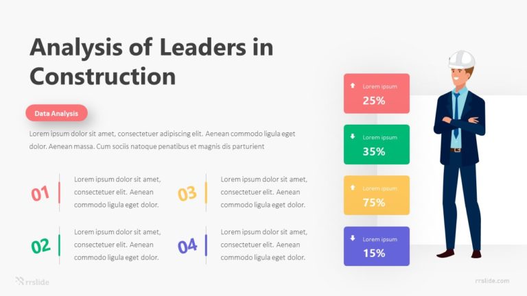4 Analysis Of Leaders In Construction Infographic Template