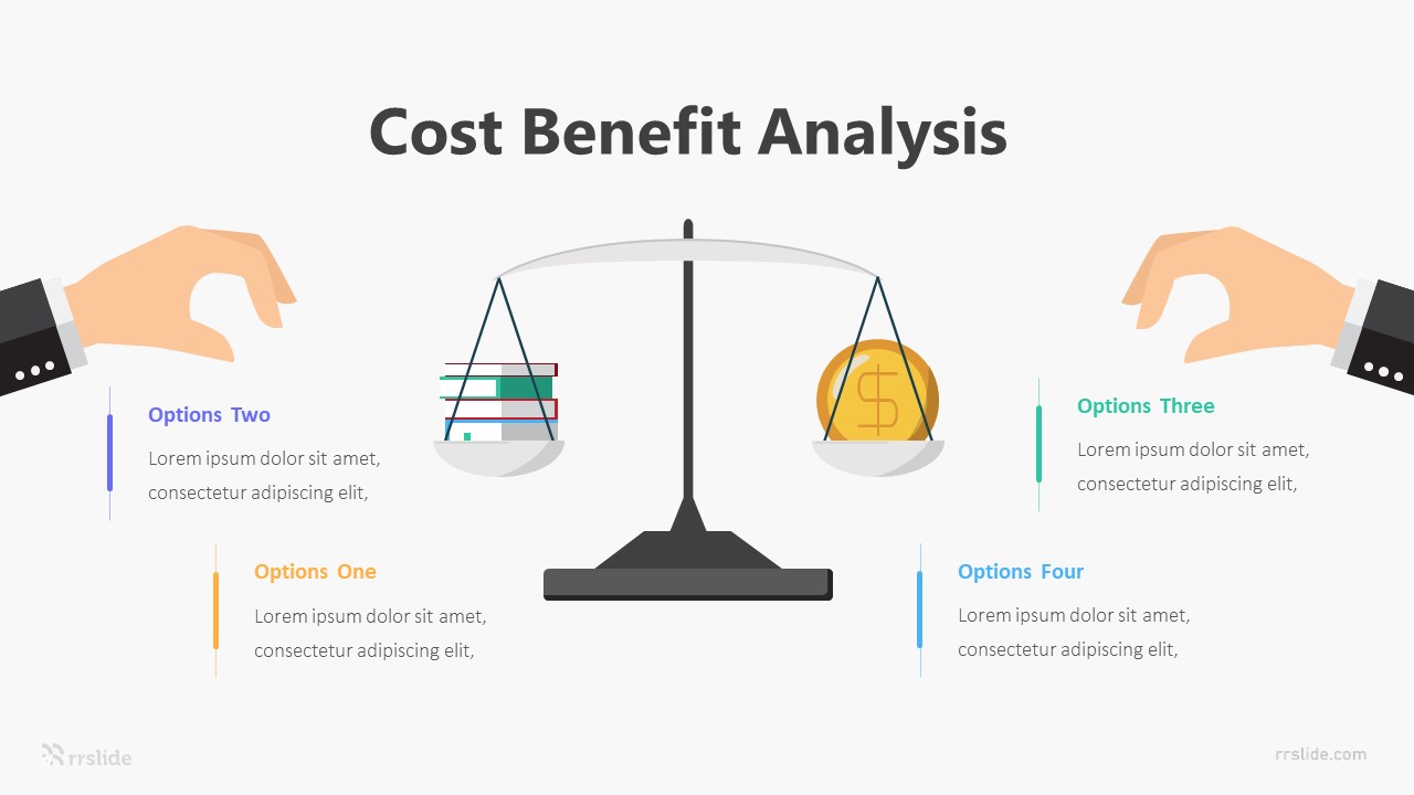 4 Cost Benefit Analysis Infographic Template