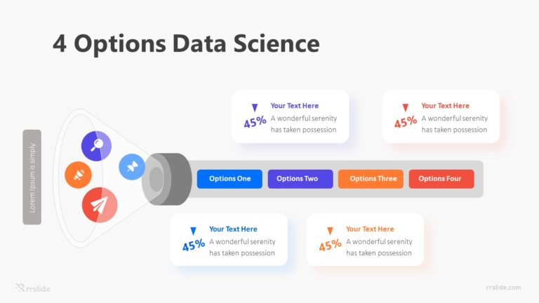 4 Options Data Science Infographic Template